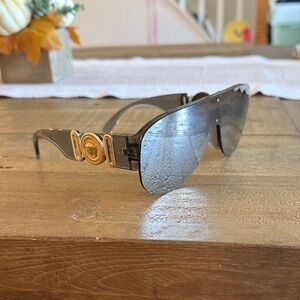 Versace Black and Gold Sunglasses